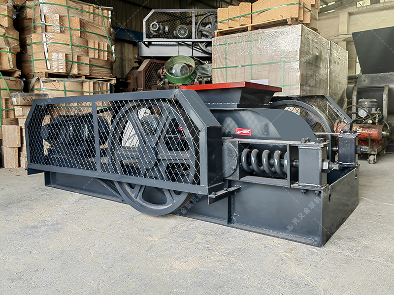 2pg400X250小型對輥破碎機發貨圖片_發往江蘇連云港_破水渣